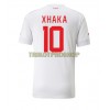 Original Fußballtrikot Schweiz Granit Xhaka 10 Auswärtstrikot WM 2022 Für Herren